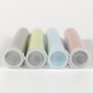 116mm Clear Tech-line Pre-Roll Tube with Child Resistant Lid