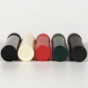 116mm Matte Black Glass Pre-Roll Tube with Childproof Lid