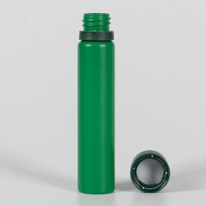 120mm Green Glass Pre-Roll Tube with Childproof Tamper Evident Lid