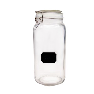 OEM/ODM Manufacturer Glass Honey Pot – China Large 2L Glass Flour Canister Container with Glass Lid – Menbank