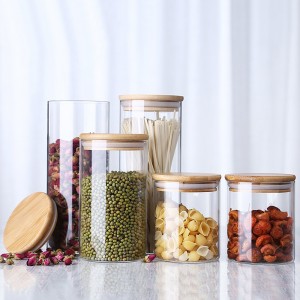 China Storage Heat Resistant Stash Glass Conatiner