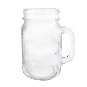 MBK Packaging 12oz Round Storage Handle Glass Mason Jar With Lid And Straw – Menbank