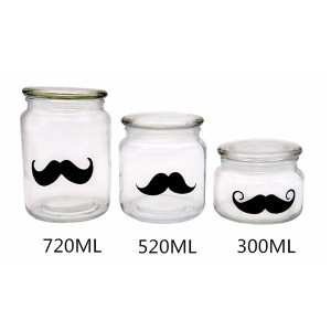 22OZ Classic Glass Candle Jar with Flat Glass Lid – Menbank