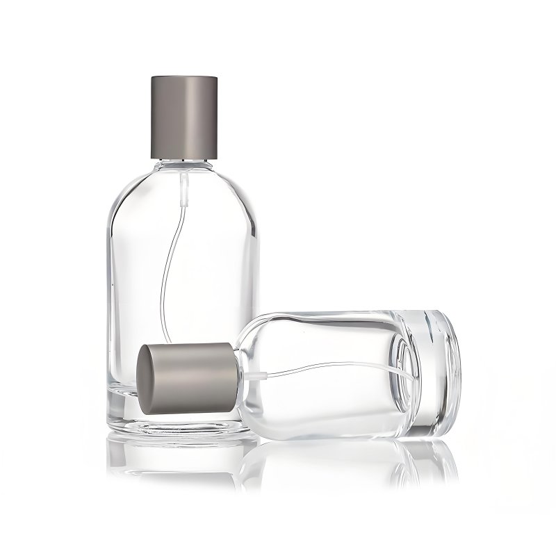 100 ml Luxury Round Glass Perfume Spray Bottle Featured Image