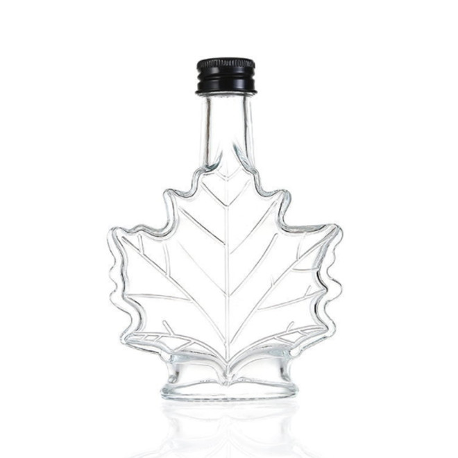 Best-Selling Airtight Glass Jars - Canada 70ml 100ml 250ml maple leaf shape glass bottle – Menbank