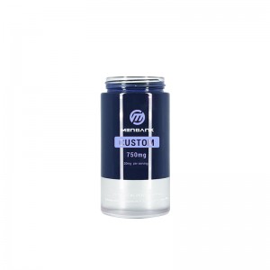 8g/6oz-Blue-Child-Resistant-Gummy-Jar-with-CRC