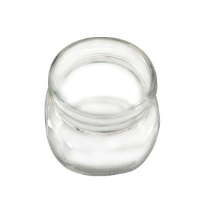 100% Original Factory 8oz Glass Bottle – 400ML Regular Square Glass Mason Jar with Wooden Lid – Menbank