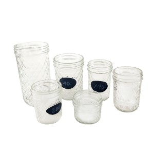 factory customized Glass Bottle Set – Wide Mouth 16oz Glass Jar Plants with Lid – Menbank