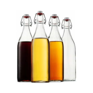 Free sample for 250ml 500ml Glass Swing Top Water Bottle with Stopper – Menbank