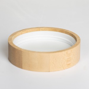 100ml Clear Glass Cream Cosmetic Container Jar with Bamboo Lid