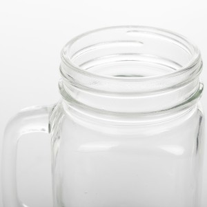 MBK Packaging Promotion 16oz Glass Mason Jar with Handle for Drinking