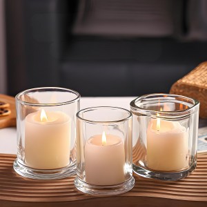 2.75 oz Clear Libbey Status Glass Jars for Making Candles
