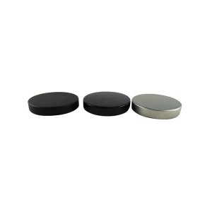 MBK Packaging 4oz clear straight side glass jar with metal lid