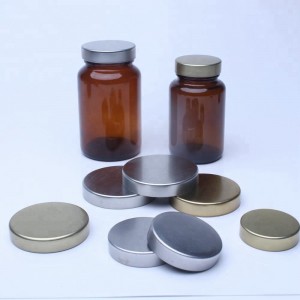 Black Metal 58-400 Smooth Skirt Unishell Lid for Candle with PE Linner