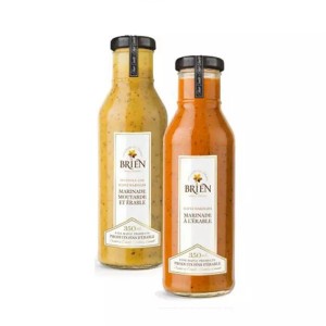 12 oz Clear Glass Round Long Ring Neck Sauce Bottle