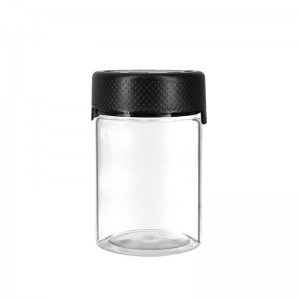 Stylish-Plastic-Marijuana-Jar-Airtight-Cannabis-Storage-Solution-135g-CR-Plastic-Jar