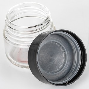 60ml Clear CBD Glass Concentrate Container with Child Resistant Lid
