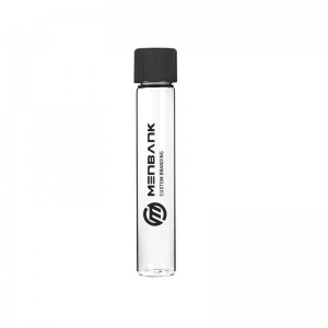120MM CHILD RESISTANT CLEAR GLASS PRE-ROLL TUBE W/ BLACK TOP