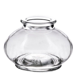 Vintage 3.4oz bean glass jar no cork