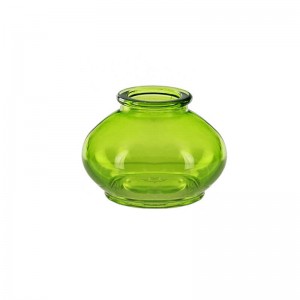 Vintage 3.4oz bean glass jar with cork