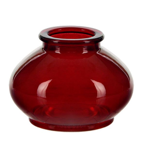 Vintage 3.4oz bean glass jar no cork