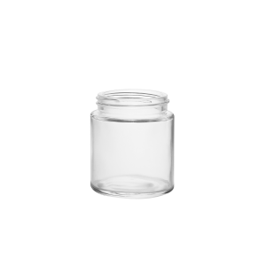 4oz Clear Glass Jar for Flower Cannabis Packaging