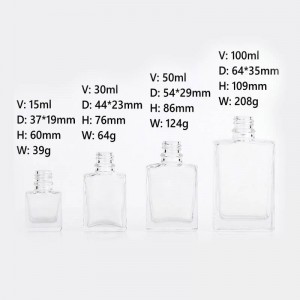 15ml 30ml 50ml 100ml Flat Square Essential Oil Bottles | Luxury Unique Dropper Bottles for Oil & Cosmetic Packaging