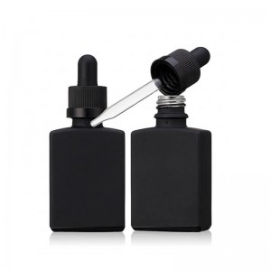 15ml 30ml 50ml 100ml Flat Square Essential Oil Bottles | Luxury Unique Dropper Bottles for Oil & Cosmetic Packaging