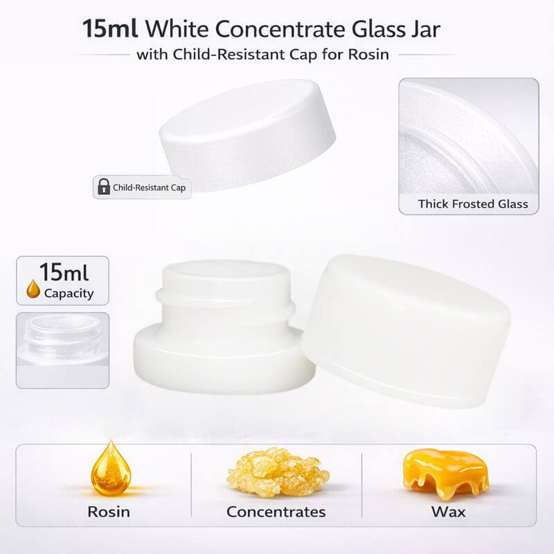15ml White Glass Container (1)