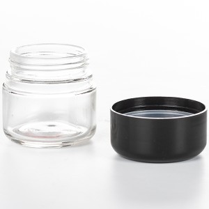 60ml Clear CBD Glass Concentrate Container with Child Resistant Lid