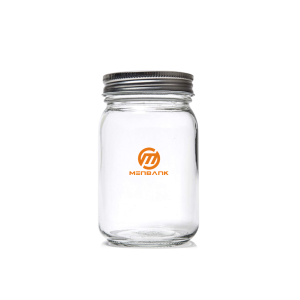 16OZ Preserving Glass Mason Jar with Lid