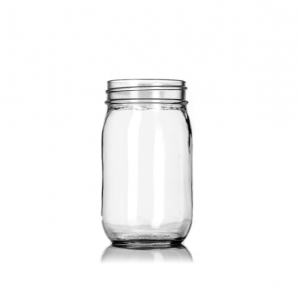 16OZ Preserving Glass Mason Jar with Lid
