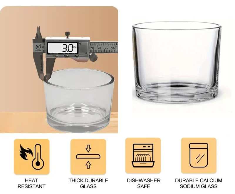 18 oz Clear Empty Scented Candle Jars with Bamboo Lid (5)