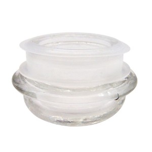 MBK Packaging 120ml Clear Glass Jar with Dome Glass Lid