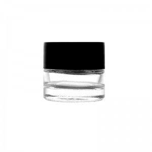 10ml Palm Straight Side Glass Jar with Childproof Lid