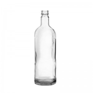 1000ml Square Glass Whiskey Bottle
