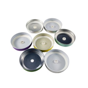 Regular Mason Jar Drinking Lid with Straw Hole – Menbank