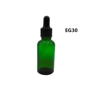 MBK Green Glass Dropper Bottle with Metal Lid – Menbank