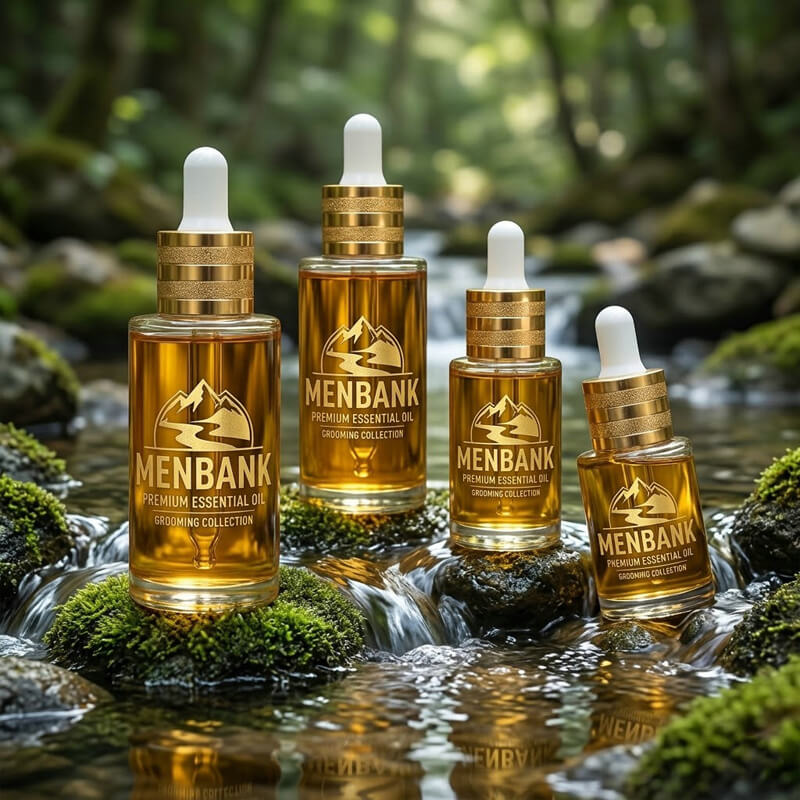 20-120ml Clear Glass Essential Oil Bottles with Aluminum Cap (2)