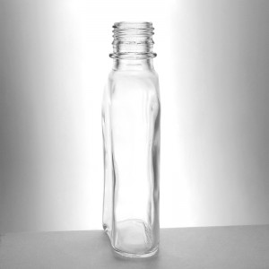 Flask 200ml Glass Drinking Bottle with Tamper Evident Lid