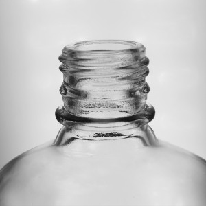 Flask 200ml Glass Drinking Bottle with Tamper Evident Lid