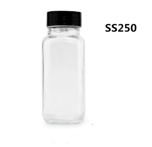 8OZ French Square Spice Bottle with Shaker Pourer Lid – Menbank