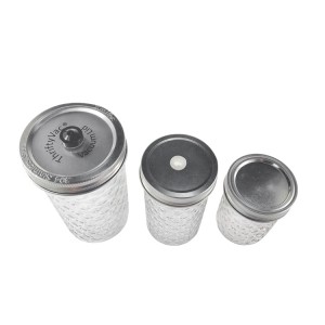 Wholesale Price China Mason Jar Lid – Wide Mouth 16oz Glass Jar Plants with Lid – Menbank