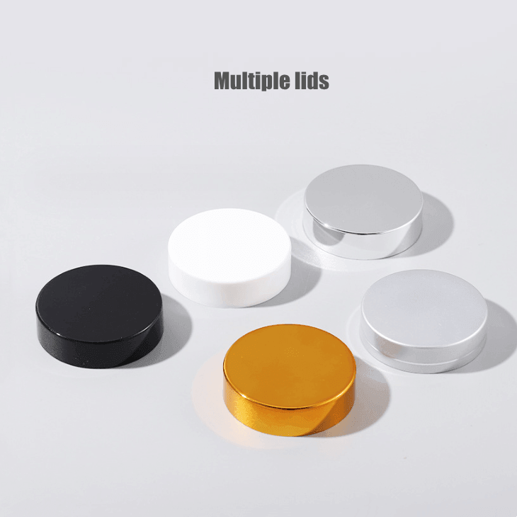 20g 30g 50g Glass Cream Jar with Pink Cap (4)