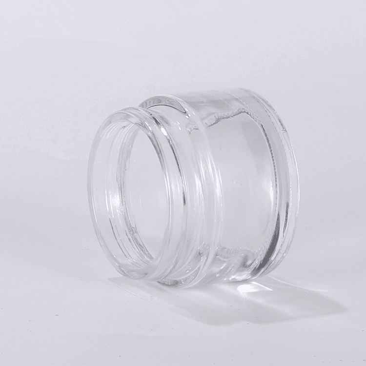 20g 30g 50g Glass Cream Jar with Pink Cap (5)