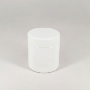 Customized-D57-3oz-White-Glass-Child-Resistant-Jar-For-Dry-Flower