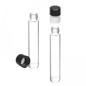 115mm Chils Resistant Glass Tube with Childproof Black Lid
