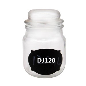 MBK Packaging 120ml Clear Glass Jar with Dome Glass Lid