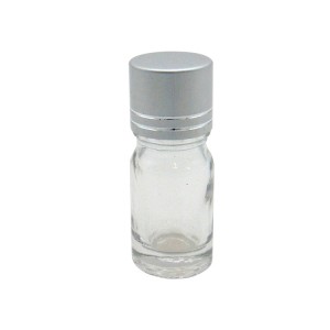 Best-Selling Airtight Glass Jars – MBK 5ml Clear Glass Bottle with Black Lid and Insert – Menbank