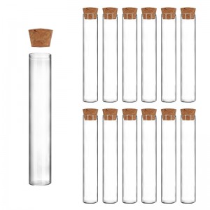 115mm Glass Pre-Roll Tube W/ Cork Top
